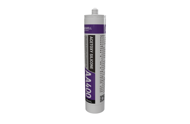 AA400 Sellador de silicona de acetoxi de curado AA400 para sellador de silicona para vidrio y aleaciones de aluminio