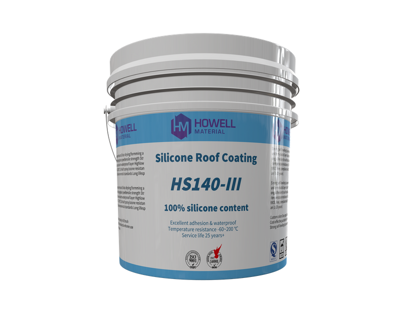 HS140-III Cubro de techo plano de silicona de alto rendimiento: protección flexible, a prueba de fugas y antienvejecimiento para la restauración de techo plano de larga duración