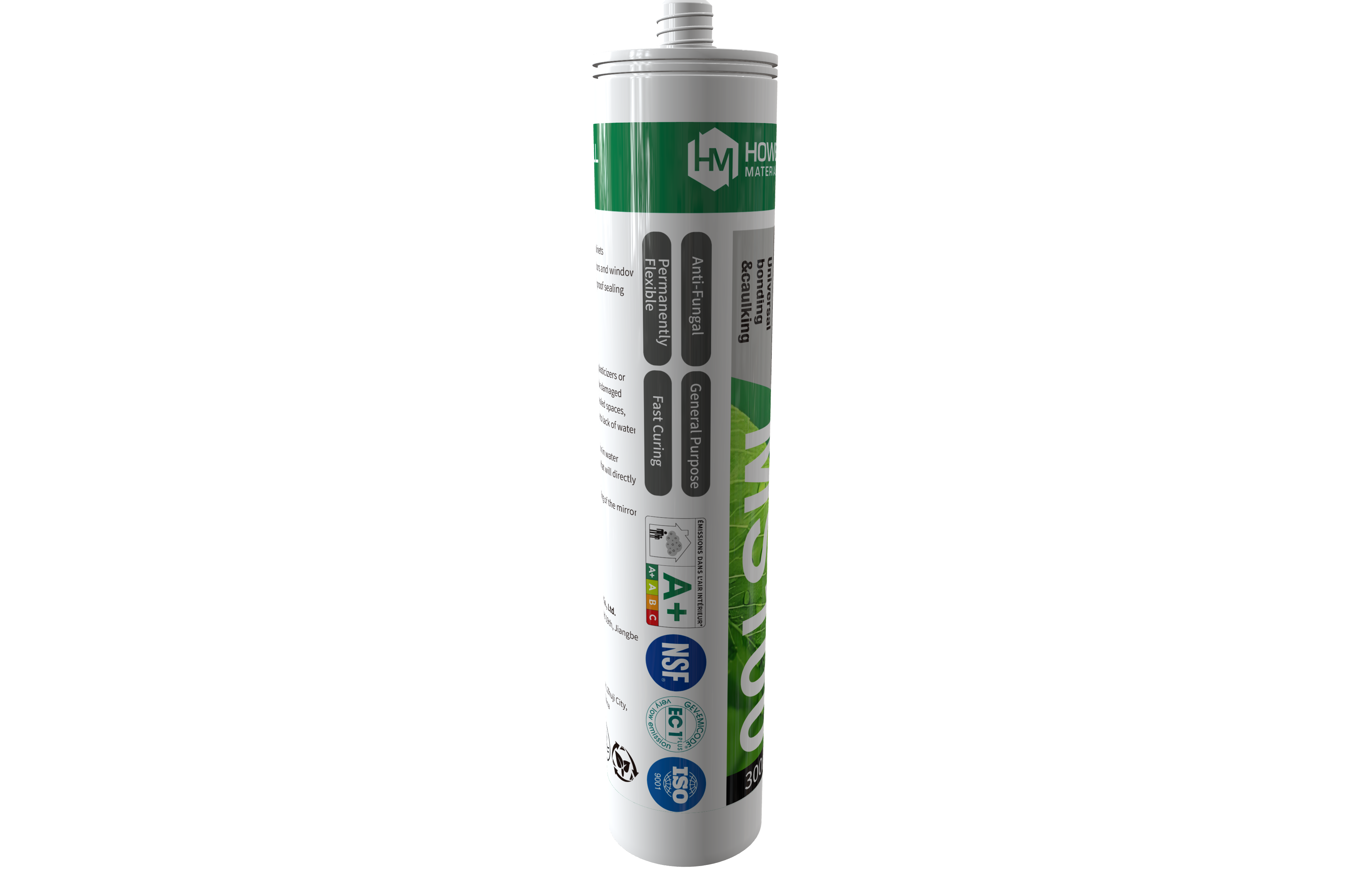 MS100 Adhesivo de sellador híbrido MS translúcido MS100 para decoración estructural