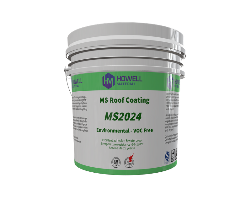 MS2024 Eco-friendly MS Hybrid Coating: impermeabilización sin VOC y protección duradera para superficies interiores y exteriores
