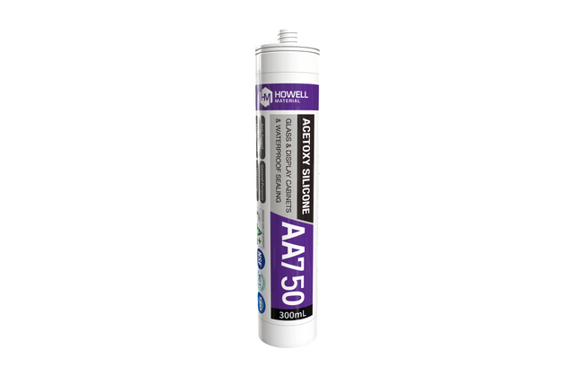 Selladores de silicona de alto grado acéticos AA750 para aleaciones de vidrio y aluminio de 310 ml de 310 ml