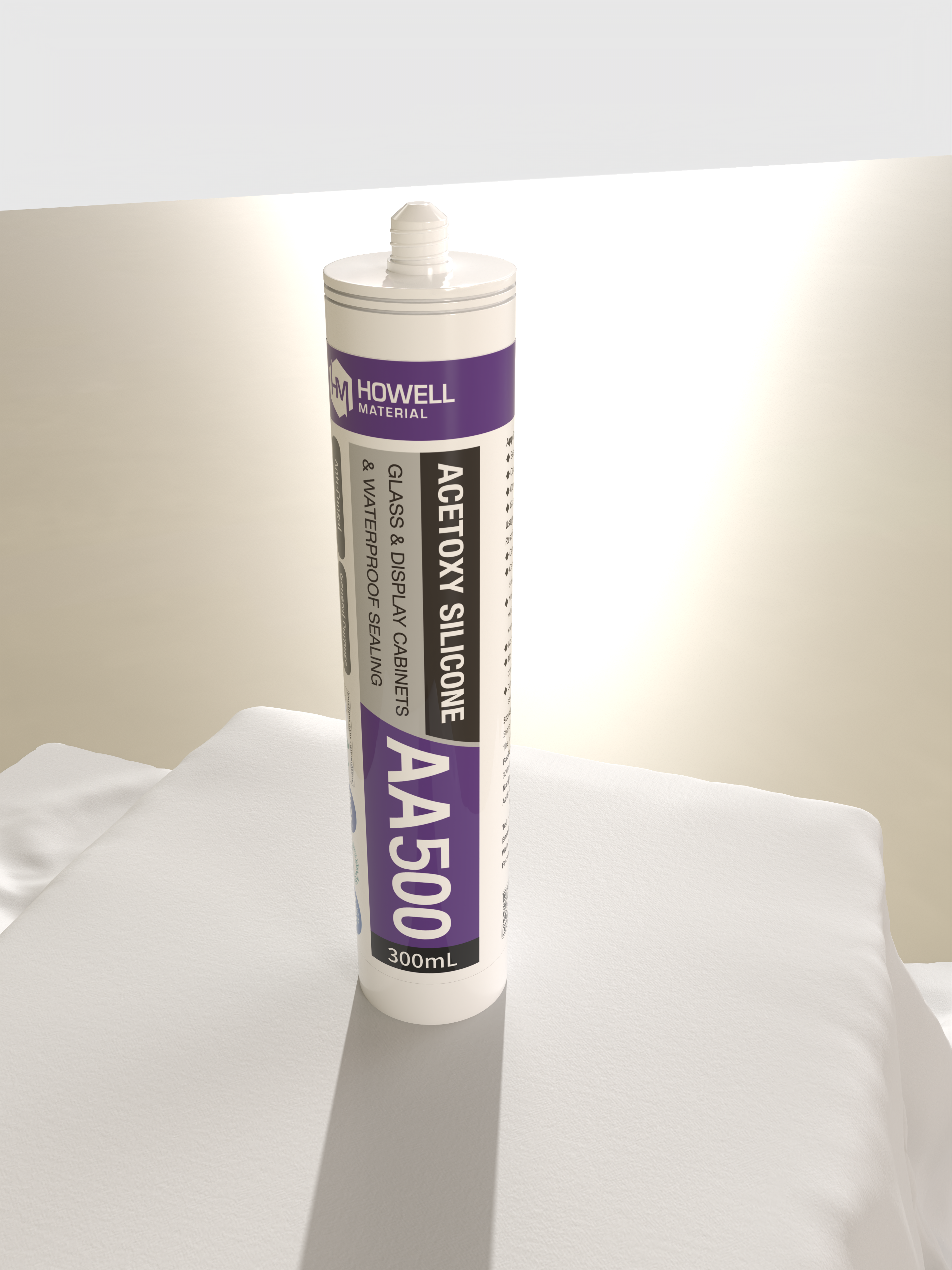 AA500F Propósito general Acetoxi Cure Sellador de silicona