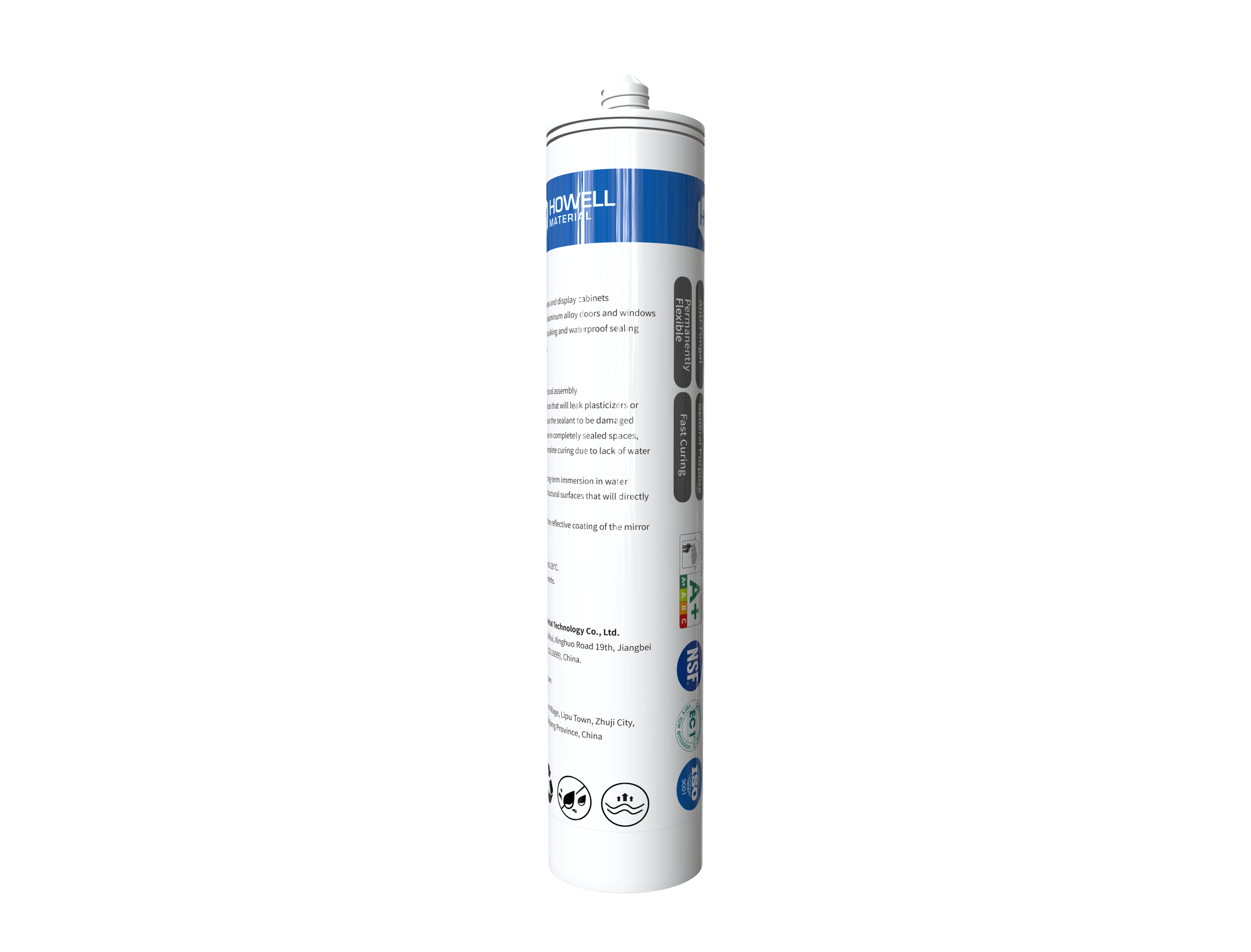 PRESUMENTA DE PRESISTENCIA Construcción de edificios sellador y adhesivo Cure neutral Oxime Silicona
