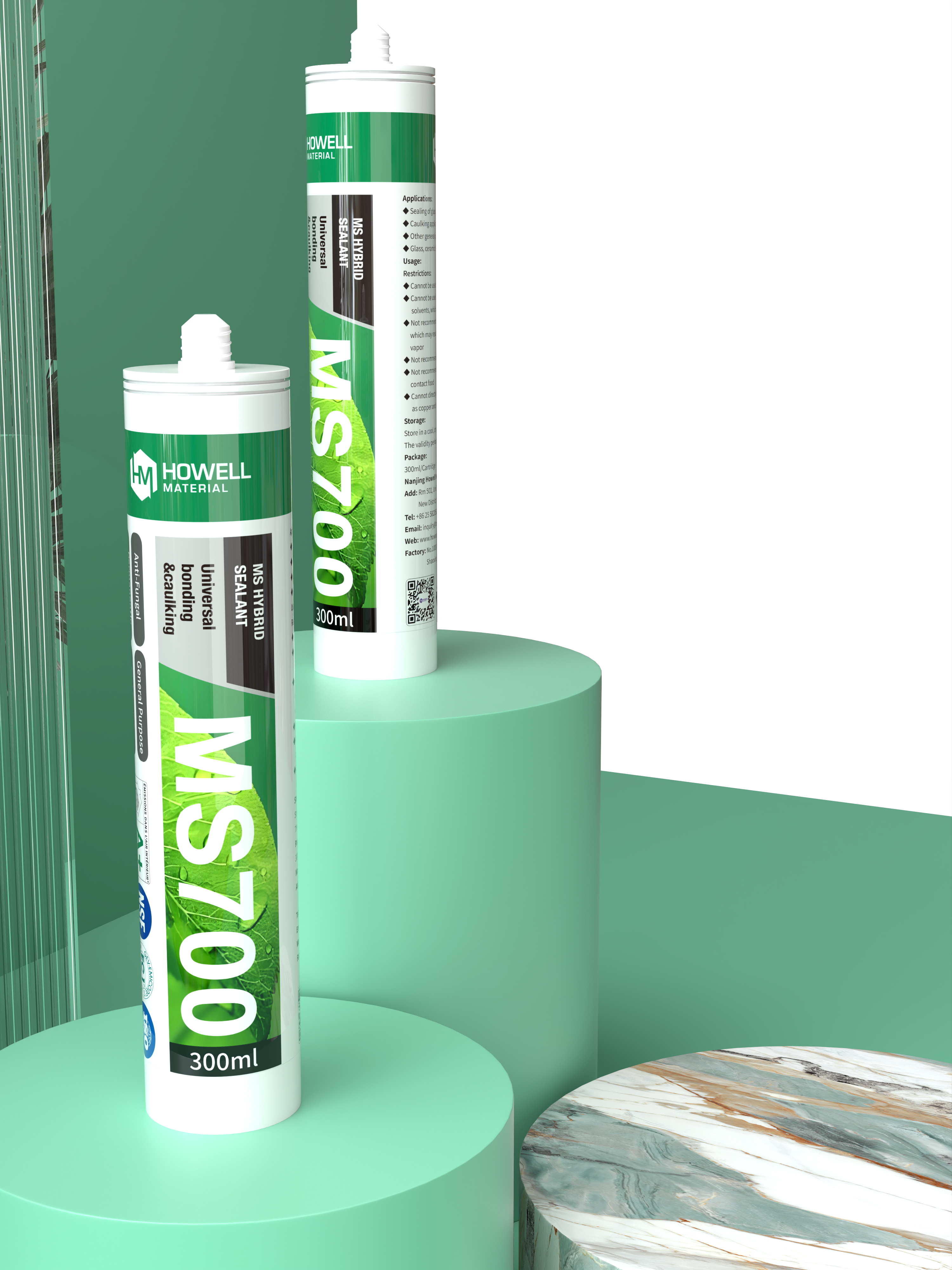 MS700 Translucente Alta resistencia a la tracción MS sellador híbrido para decoración estructural
