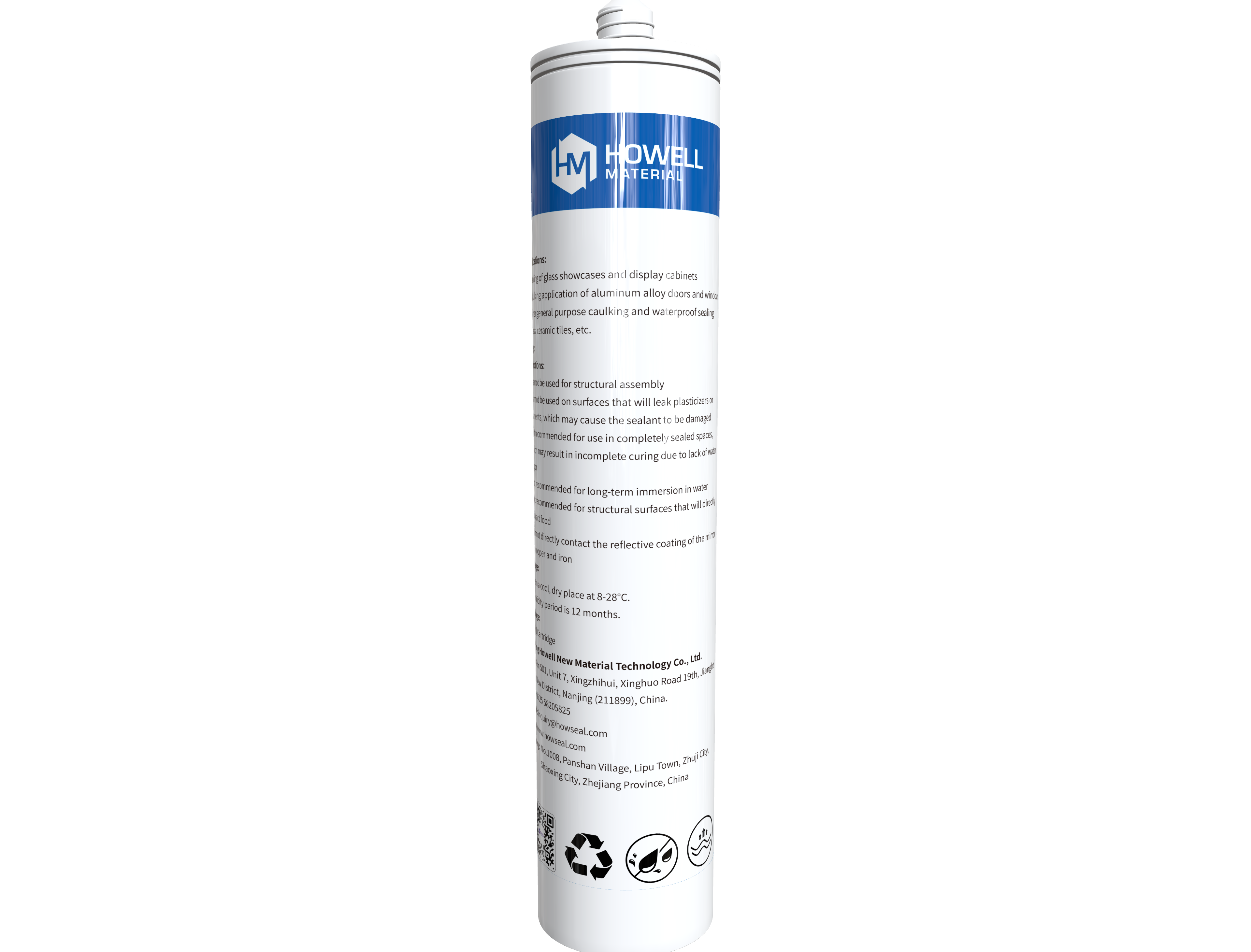 WR49 selladores de silicona altamente climatizables para aplicaciones arquitectónicas, decorativas e industriales