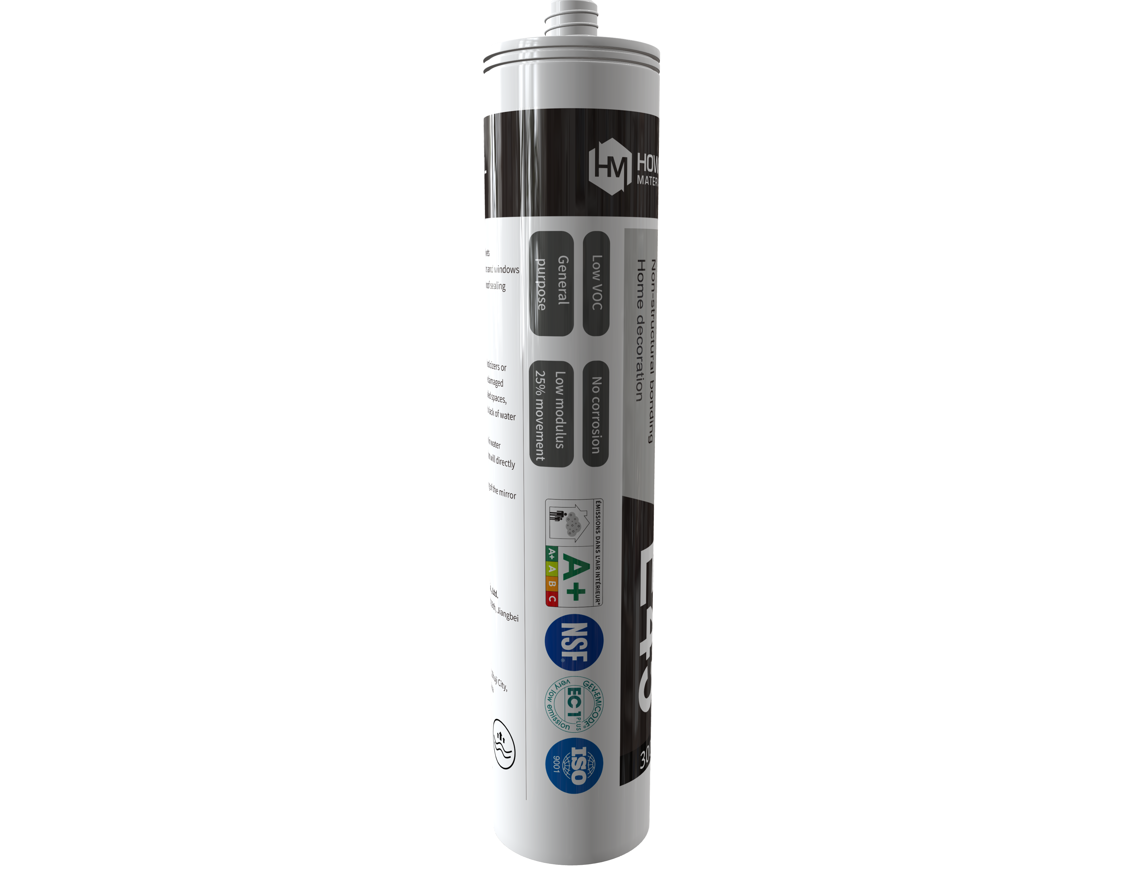 Sellador de silicona de cura neutral con tipo de alcoxi para la decoración del hogar