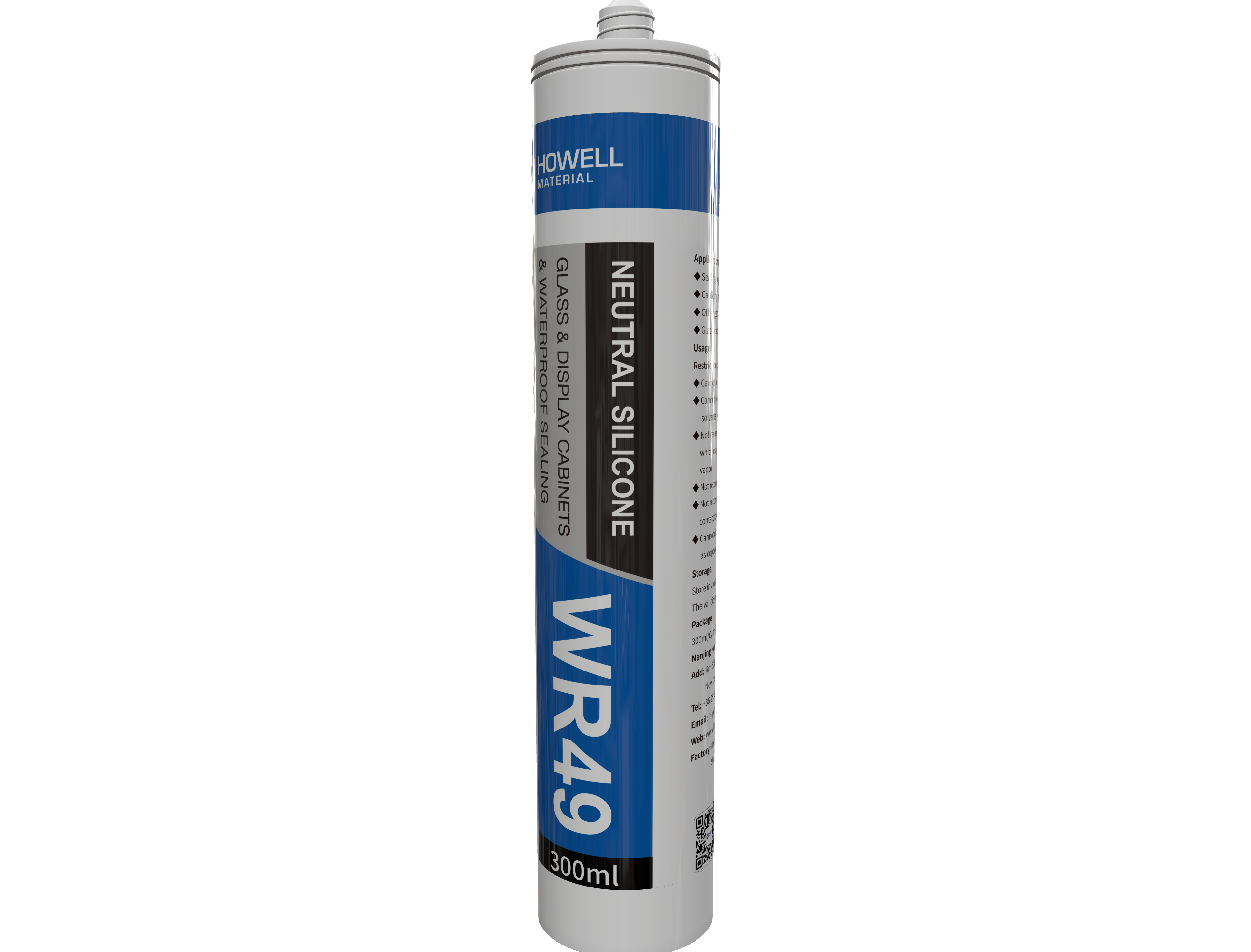 WR49 selladores de silicona altamente climatizables para aplicaciones arquitectónicas, decorativas e industriales
