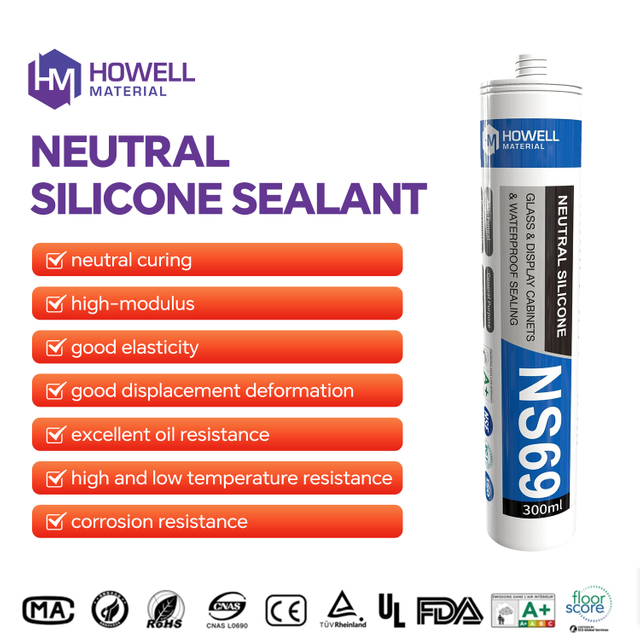  600 ° F Temture Sellador de silicona para construcción, decoración e industirsl aplicación