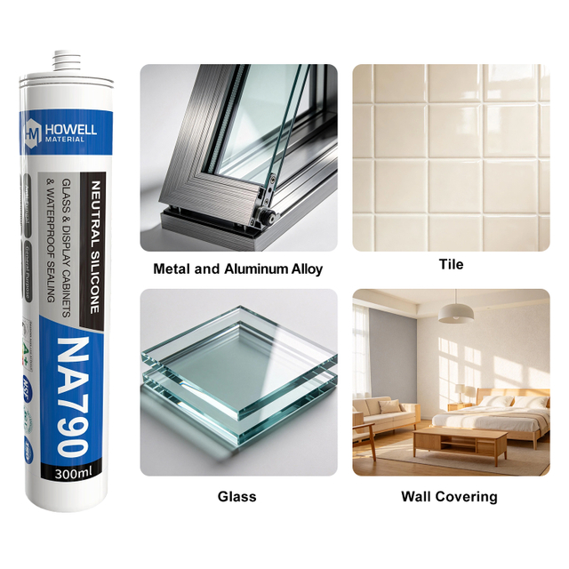 NA100 Sellador de silicona neutral de propósito general NA100 para la decoración del hogar