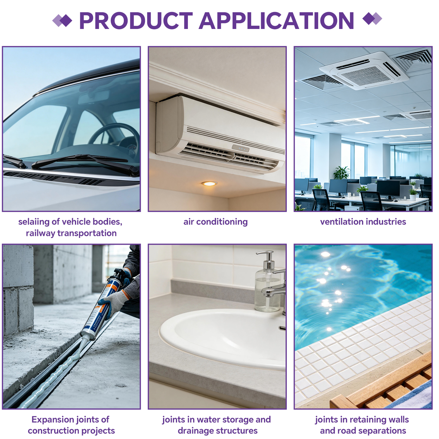 MS90 — Adhesivo sellador híbrido MS premium para decoración estructural