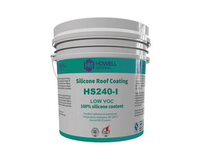 Revestimiento impermeabilizante de silicona alcoxi HS240 Revestimiento de techo de silicona de un solo componente con alto rendimiento