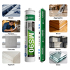 MS90 — Adhesivo sellador híbrido MS premium para decoración estructural
